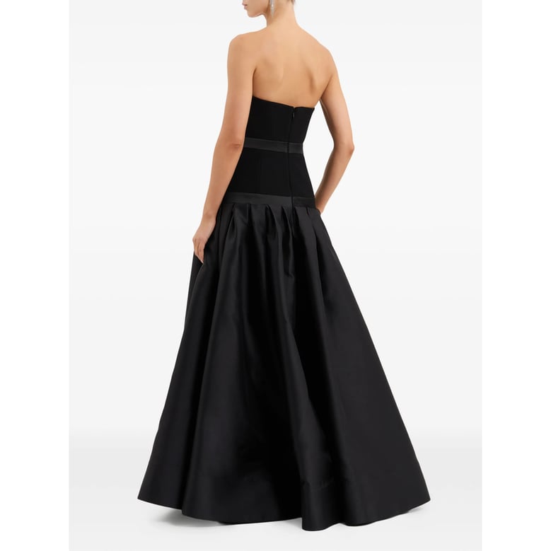 dress satin black by Selfnex