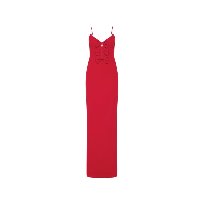 evening dress red by Selfnex