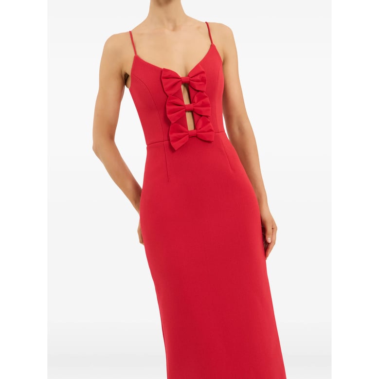evening dress red by Selfnex