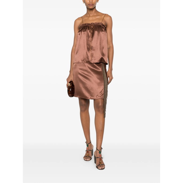 skirt maya pareo brown by Selfnex