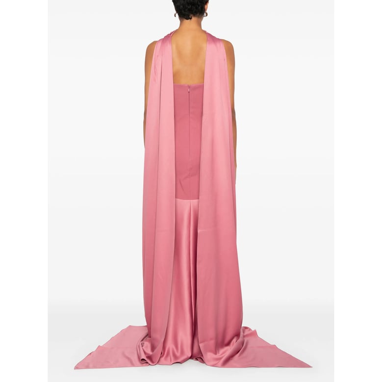 dress strapless panelled pink by Selfnex