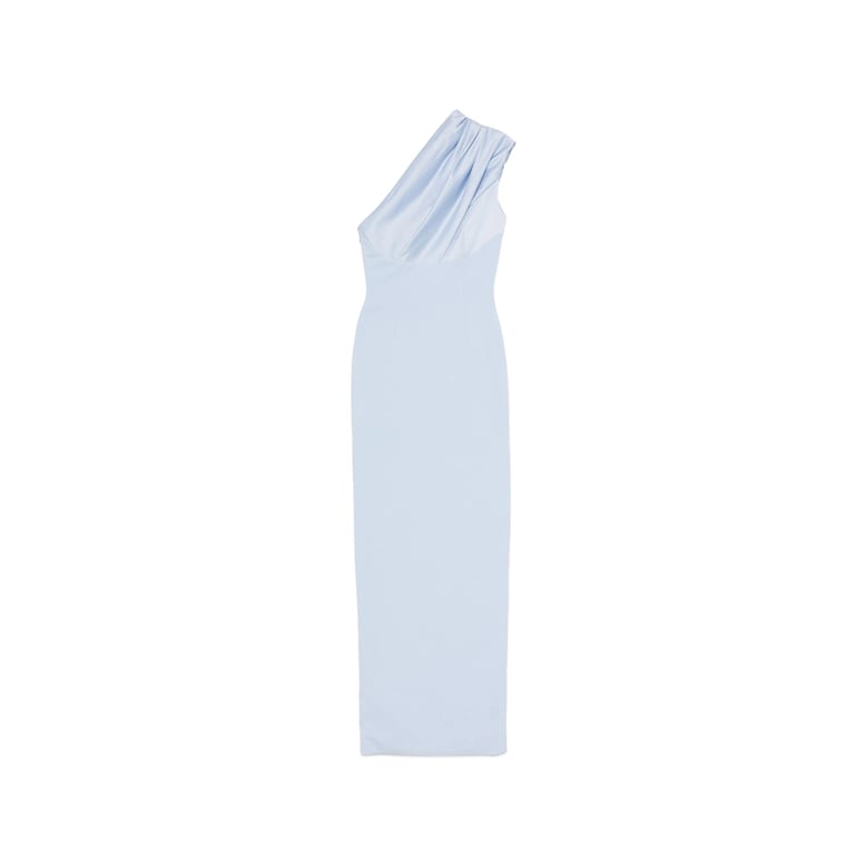 one-shoulder dress blue by Selfnex