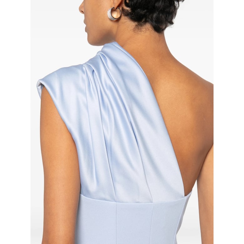 one-shoulder dress blue by Selfnex