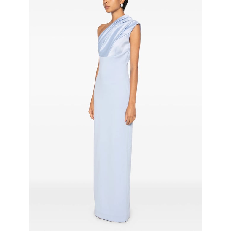 one-shoulder dress blue by Selfnex