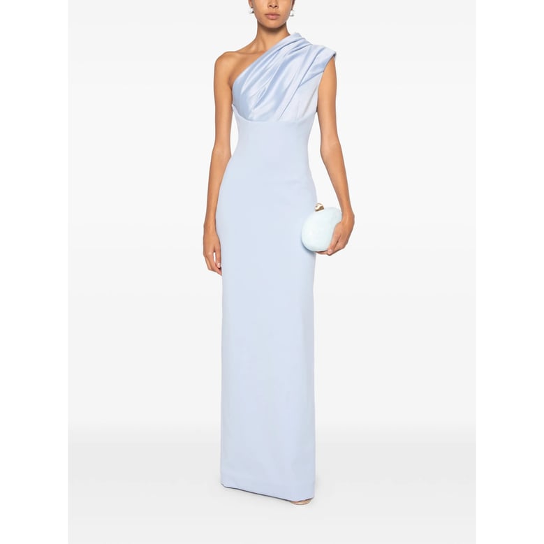 one-shoulder dress blue by Selfnex