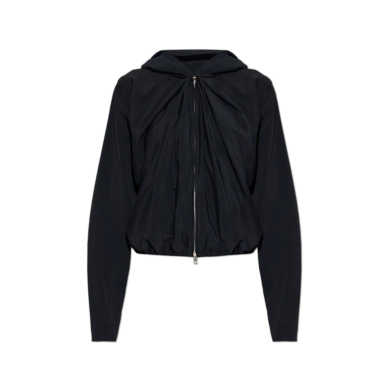 sweatshirt silk-blend black by Selfnex