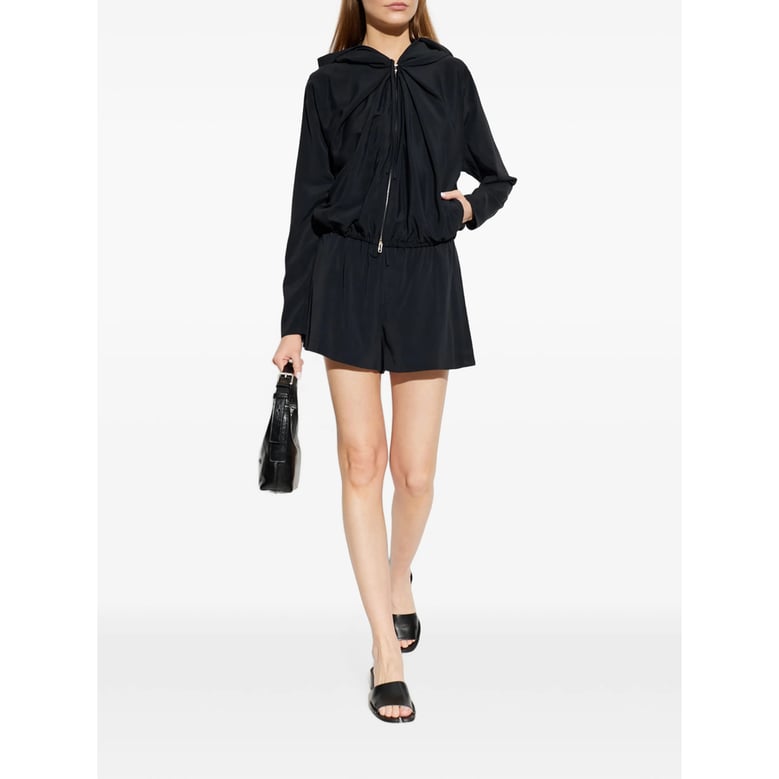 sweatshirt silk-blend black by Selfnex