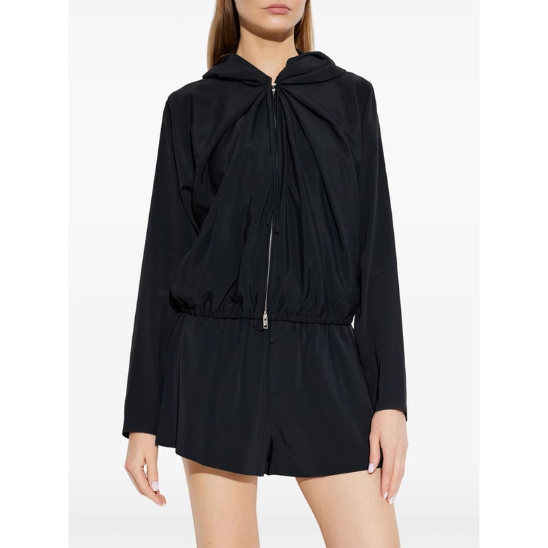 sweatshirt silk-blend black by Selfnex