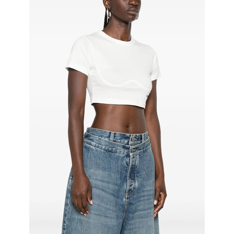 t-shirt white cotton by Selfnex