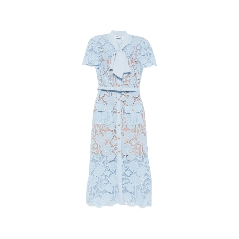 dress blue lace by Selfnex