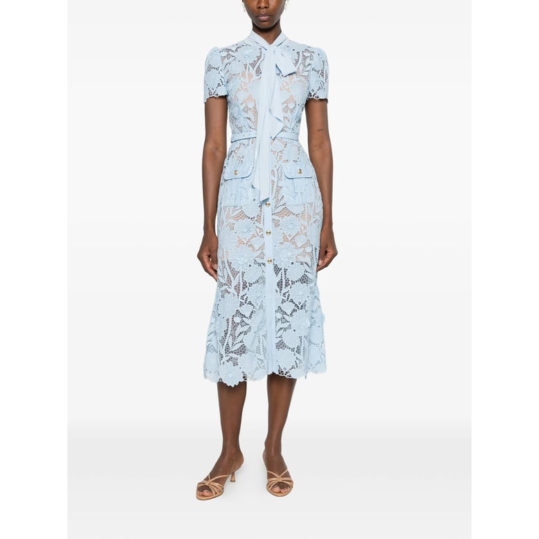 dress blue lace by Selfnex