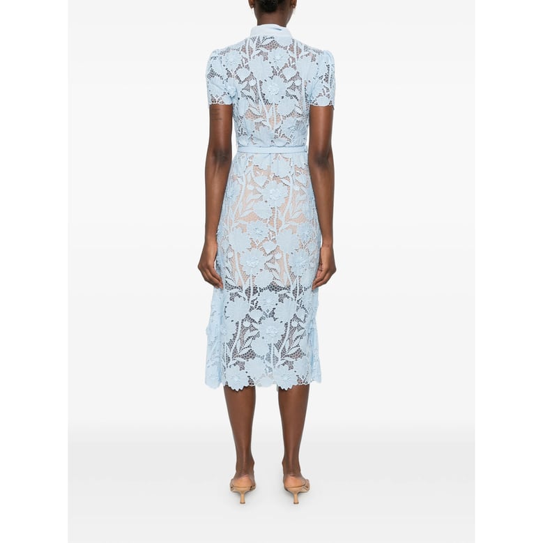 dress blue lace by Selfnex