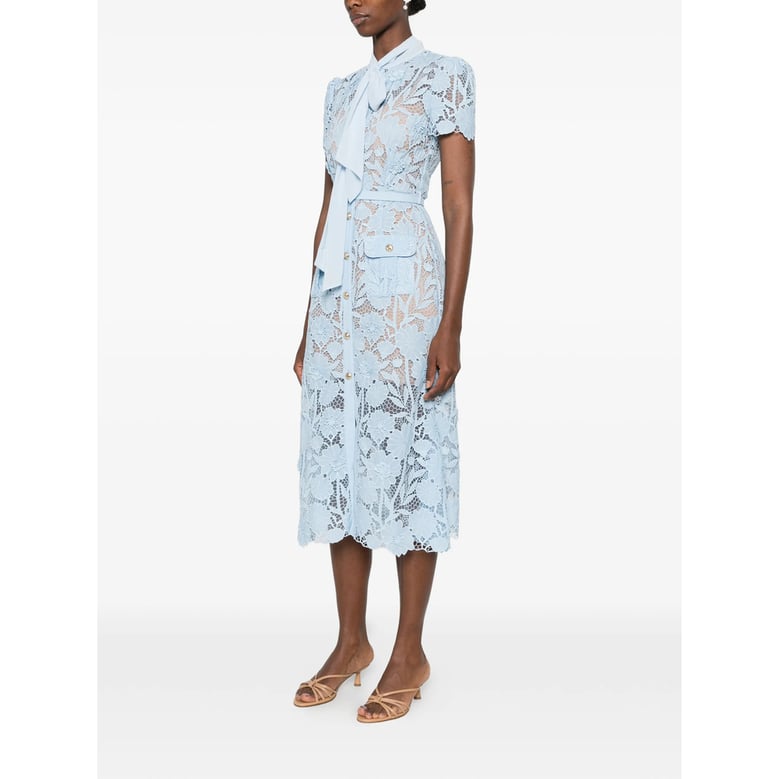 dress blue lace by Selfnex