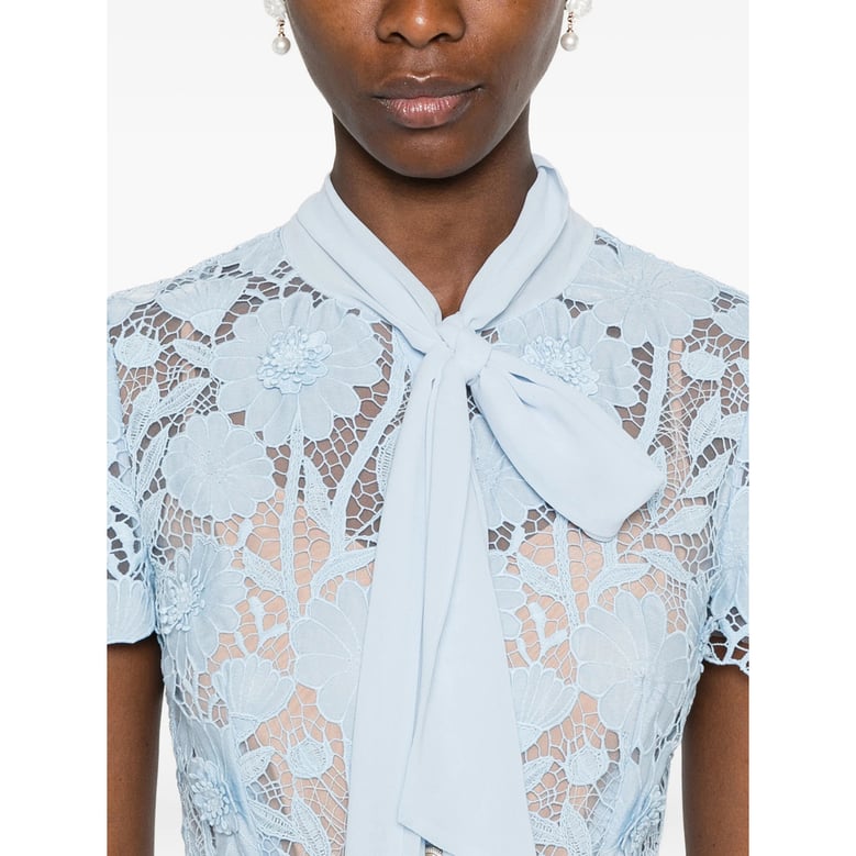 dress blue lace by Selfnex