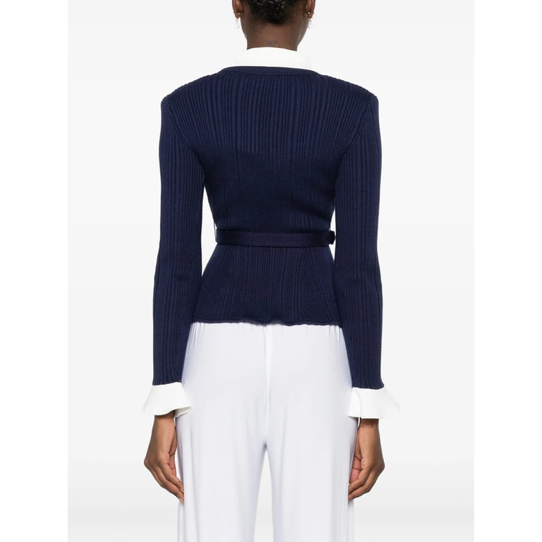 crewneck sweater pf26-131c-n navy by Selfnex