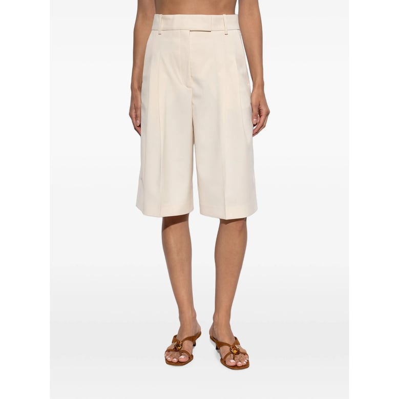 tailored shorts white by Selfnex
