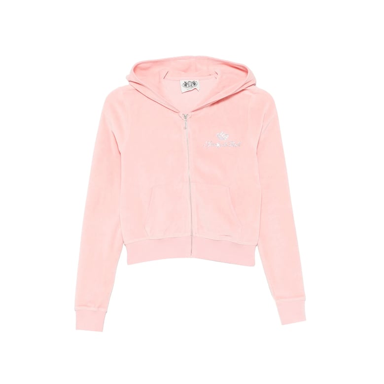 cropped hoodie pink cotton by Selfnex