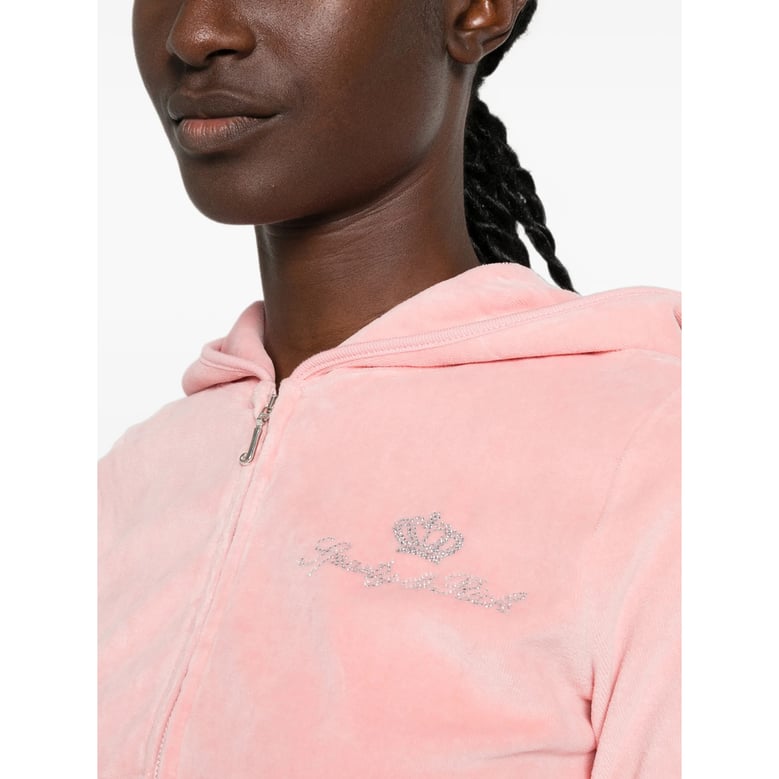 cropped hoodie pink cotton by Selfnex