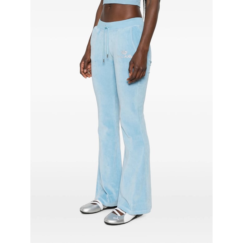 track pants blue velour by Selfnex