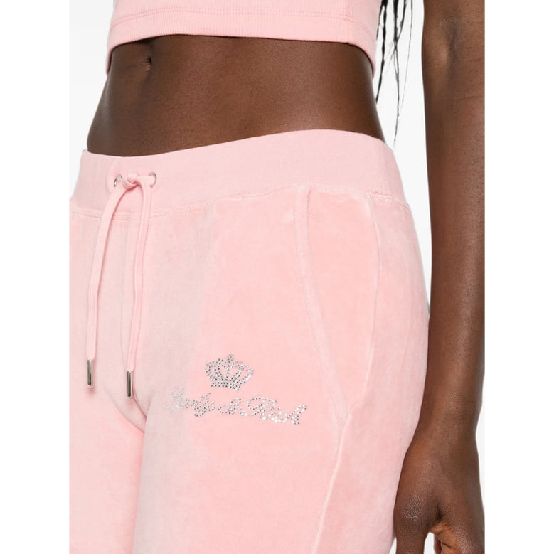 track pants rose pink velour by Selfnex