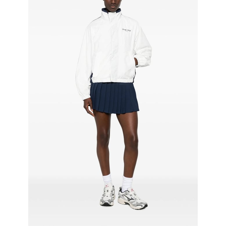 bomber jacket white colour-block by Selfnex