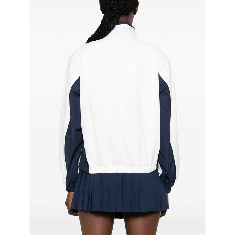bomber jacket white colour-block by Selfnex