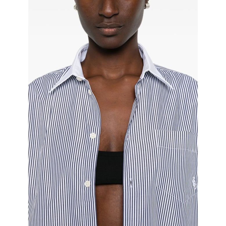 shirt cotton blue/white by Selfnex