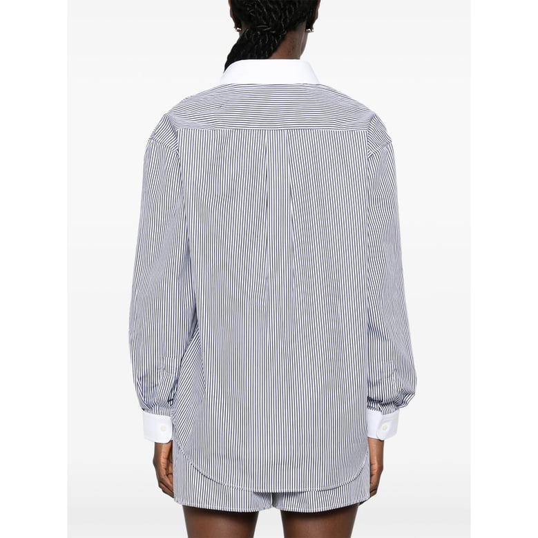 shirt cotton blue/white by Selfnex