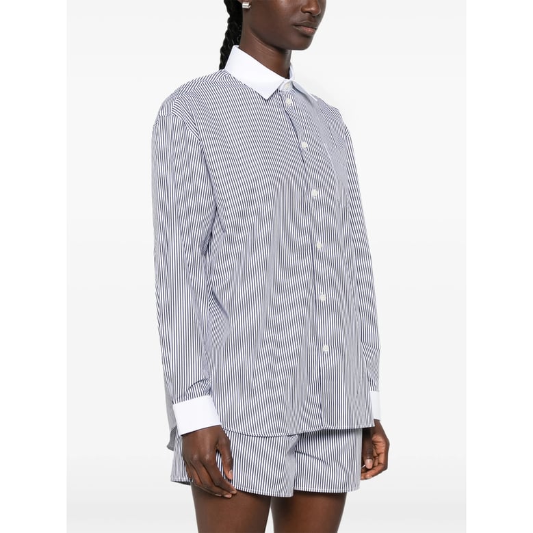 shirt cotton blue/white by Selfnex