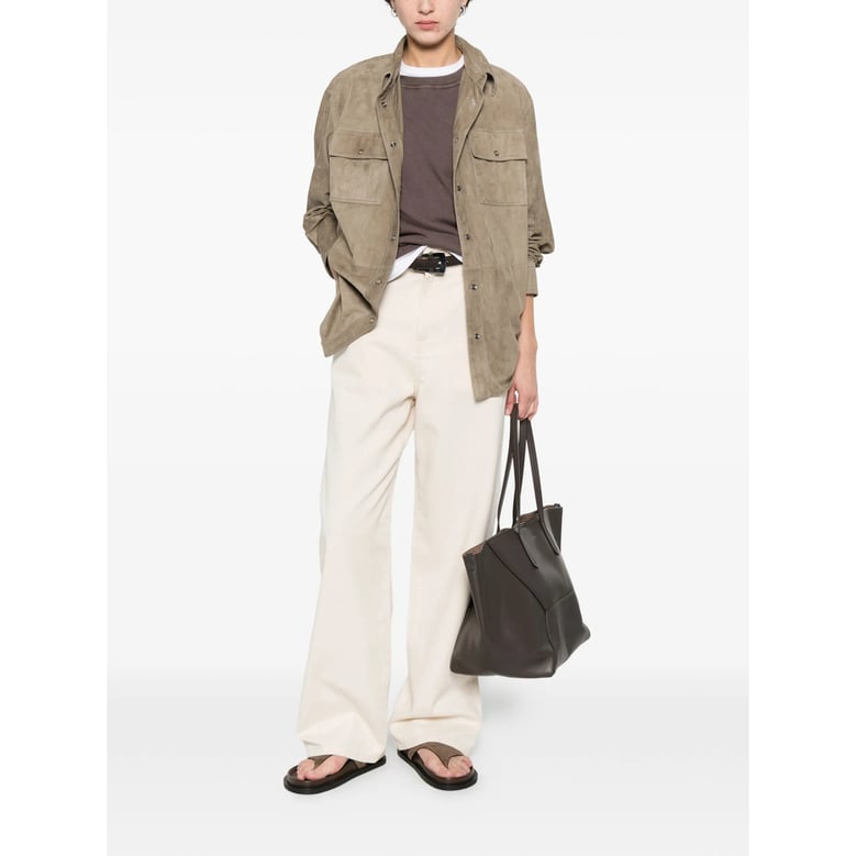 leather shirt neutrals by Selfnex
