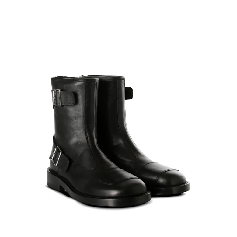 shoe black calf leather by Selfnex