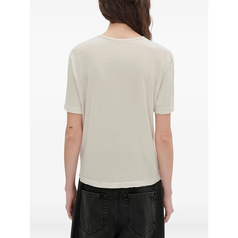 t-shirt beige graphic print by Selfnex