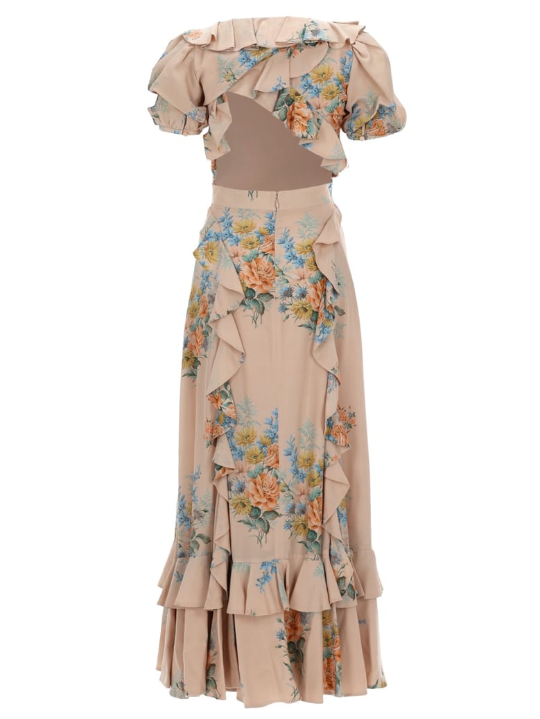dress silk beige by Selfnex