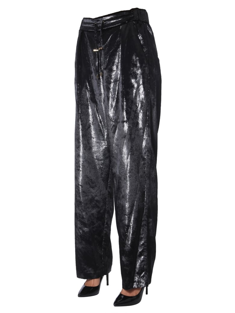 wide pants with elasticated waistband by Selfnex
