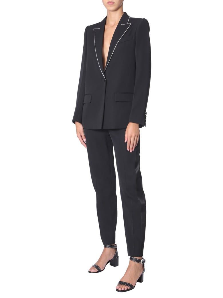 wool blazer with strass by Selfnex