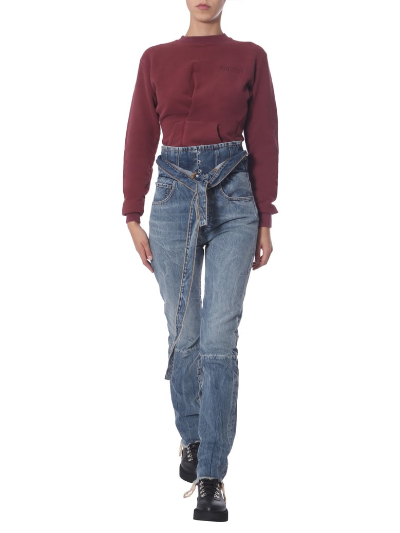 crew neck sweatshirt by Selfnex