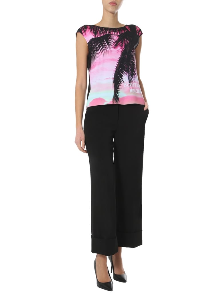 sleeveless top with round neck by Selfnex