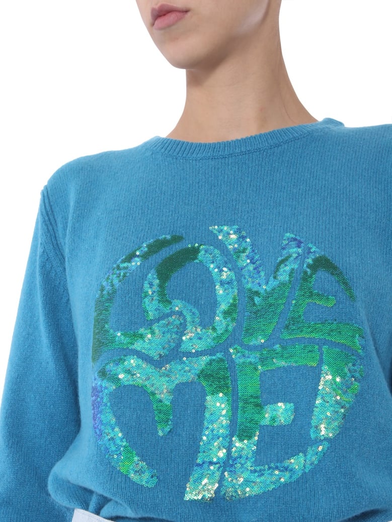 "love me" sweater by Selfnex