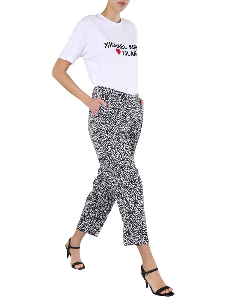 straight fit pants with belt by Selfnex