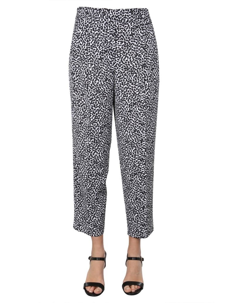 straight fit pants with belt by Selfnex
