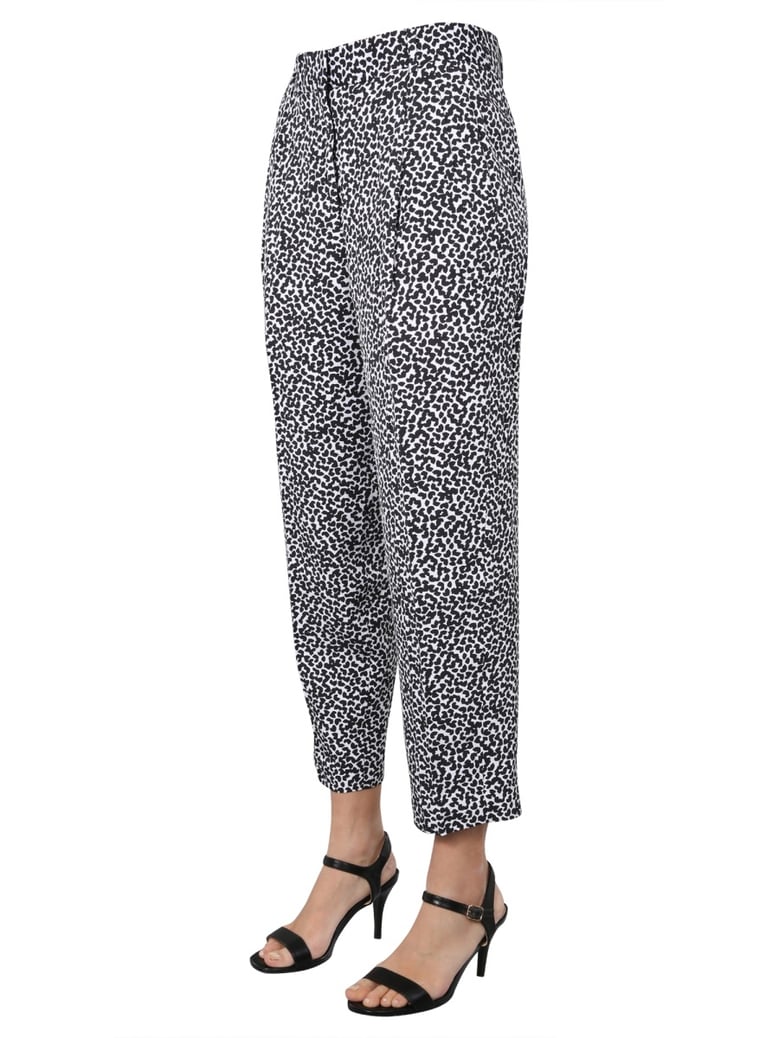 straight fit pants with belt by Selfnex