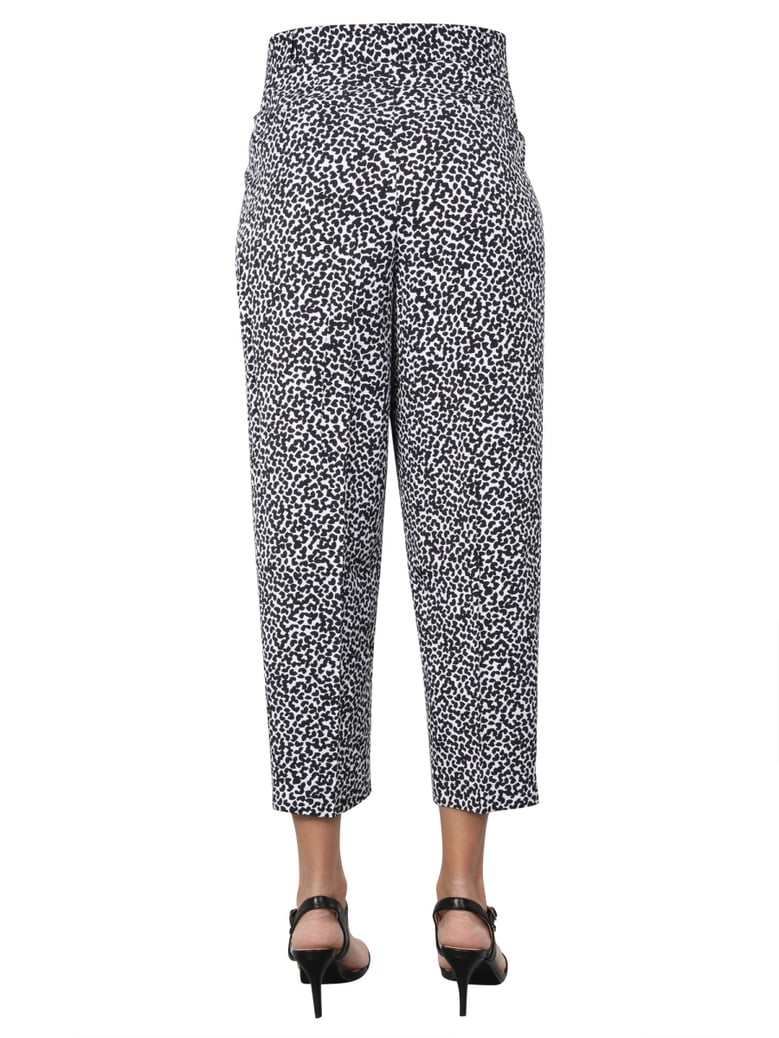 straight fit pants with belt by Selfnex