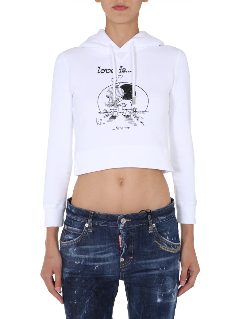 cropped sweatshirt by Selfnex