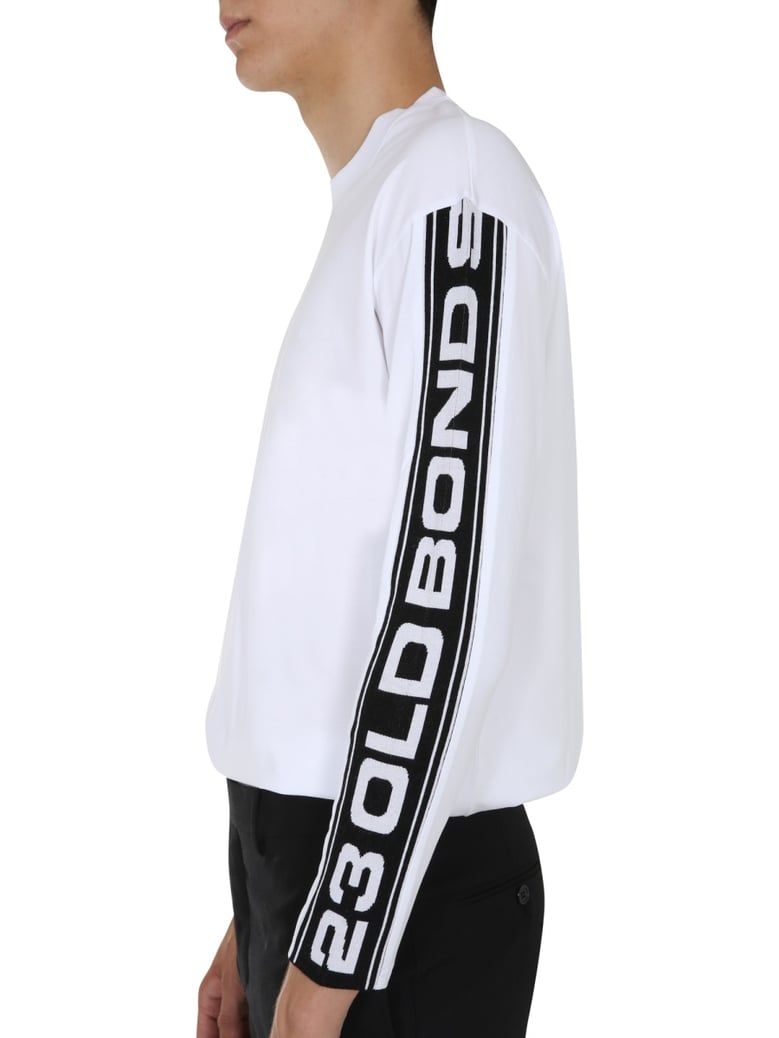 round neck t-shirt in white by Selfnex
