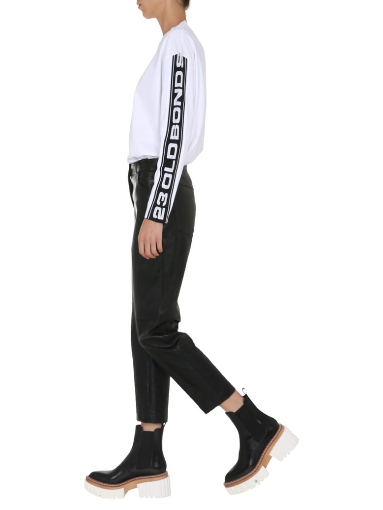 round neck t-shirt in white by Selfnex