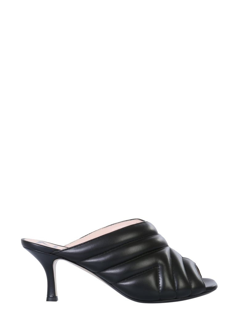 chevron pattern mules by Selfnex
