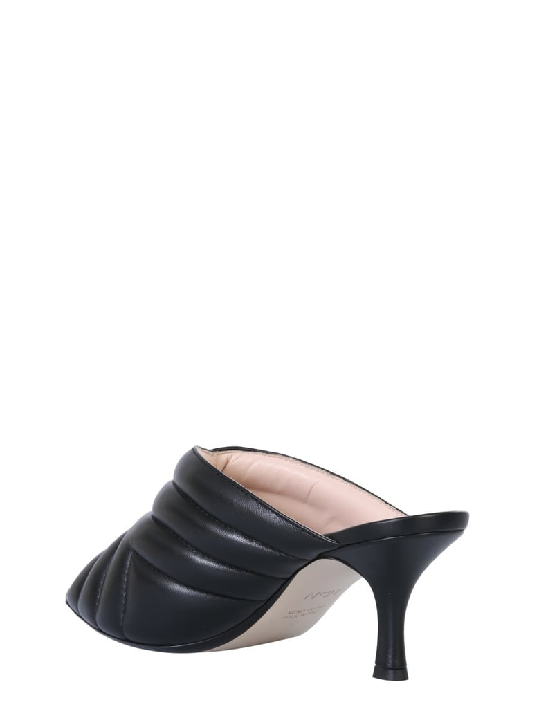 chevron pattern mules by Selfnex