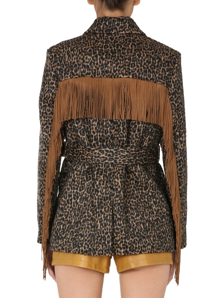 jacket with fringes by Selfnex