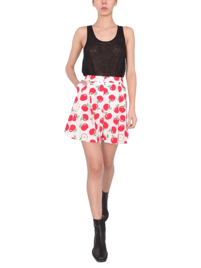 cotton poplin high waist shorts by Selfnex