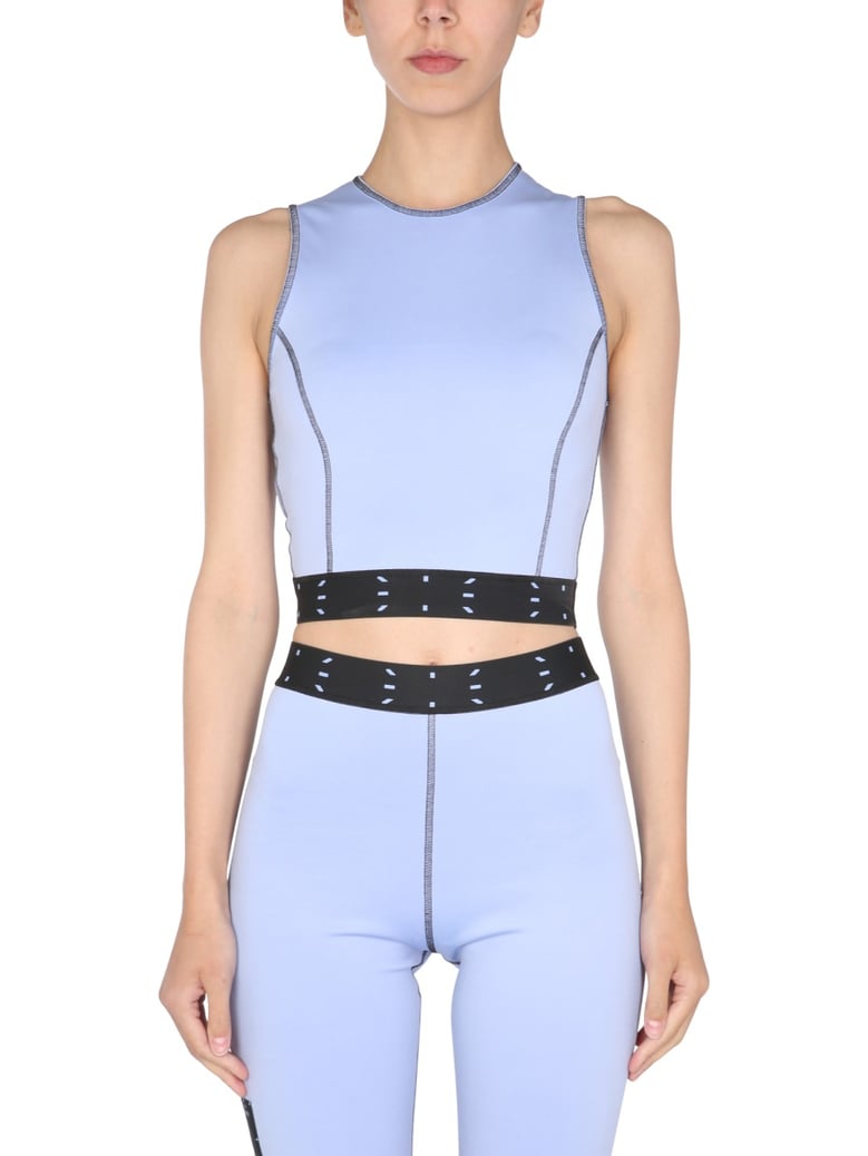 sporty lilac top by Selfnex